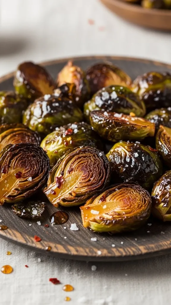 Maple-Roasted Brussels Sprouts