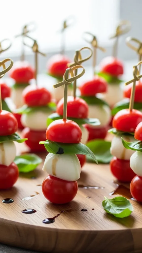 Mini Caprese Skewers