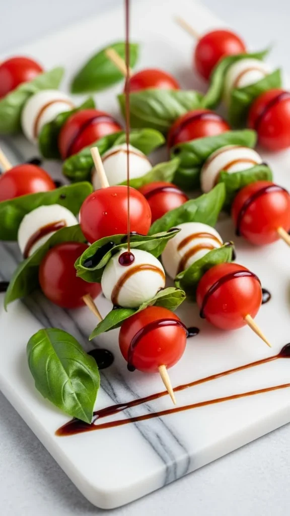 Mini Caprese Skewers