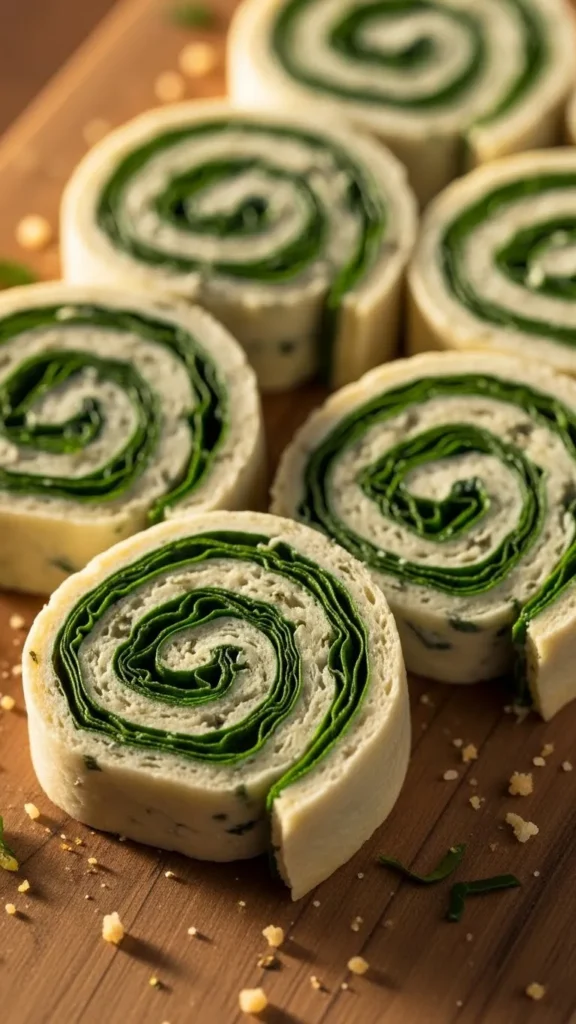 Mini Spinach Pinwheels