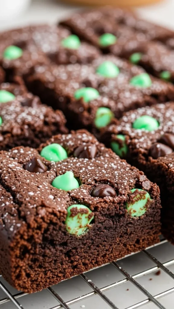 Mint Chip Brownies