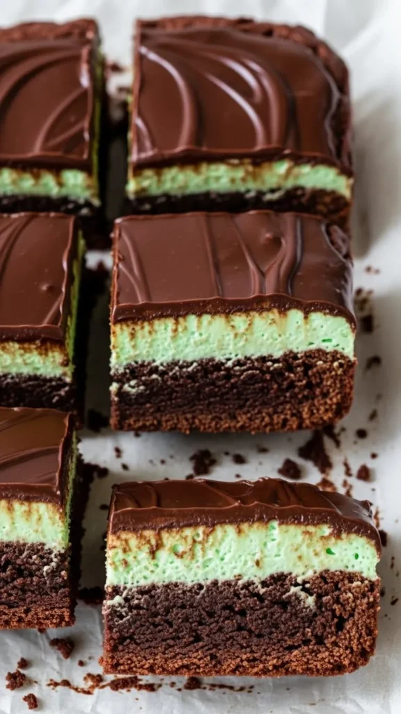 Mint Chocolate Brownies