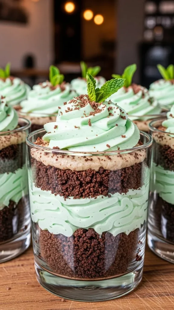 Mint Chocolate Cup Dessert