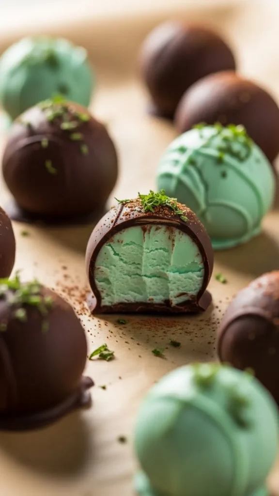 Mint Oreo Truffles
