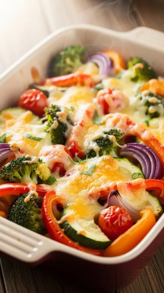 Mixed Veggie & Cheese Bake