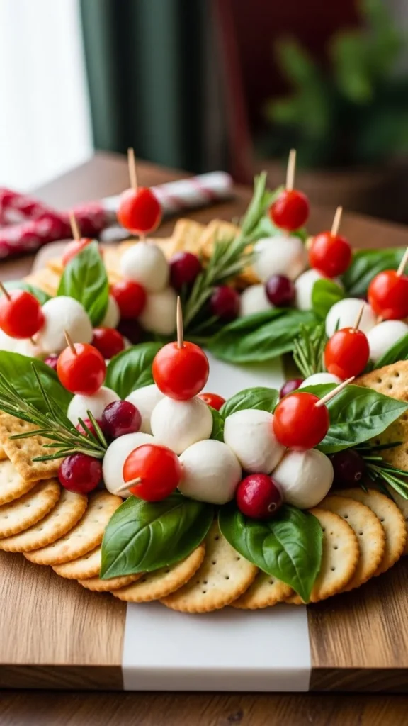 Mozzarella & Tomato Holiday Board