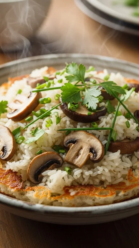 Mushroom Rice Pilaf