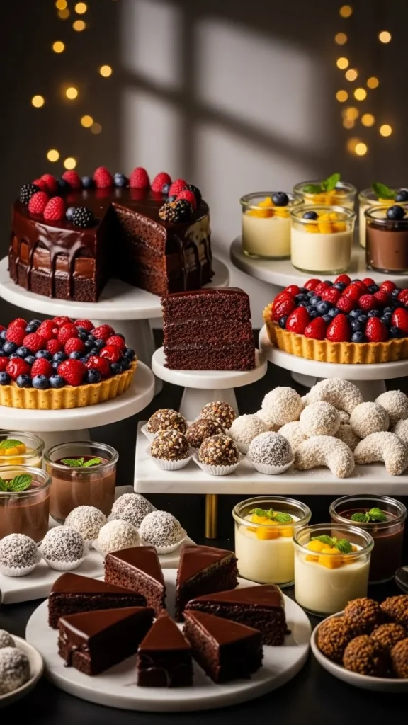 New Year Vegan Desserts