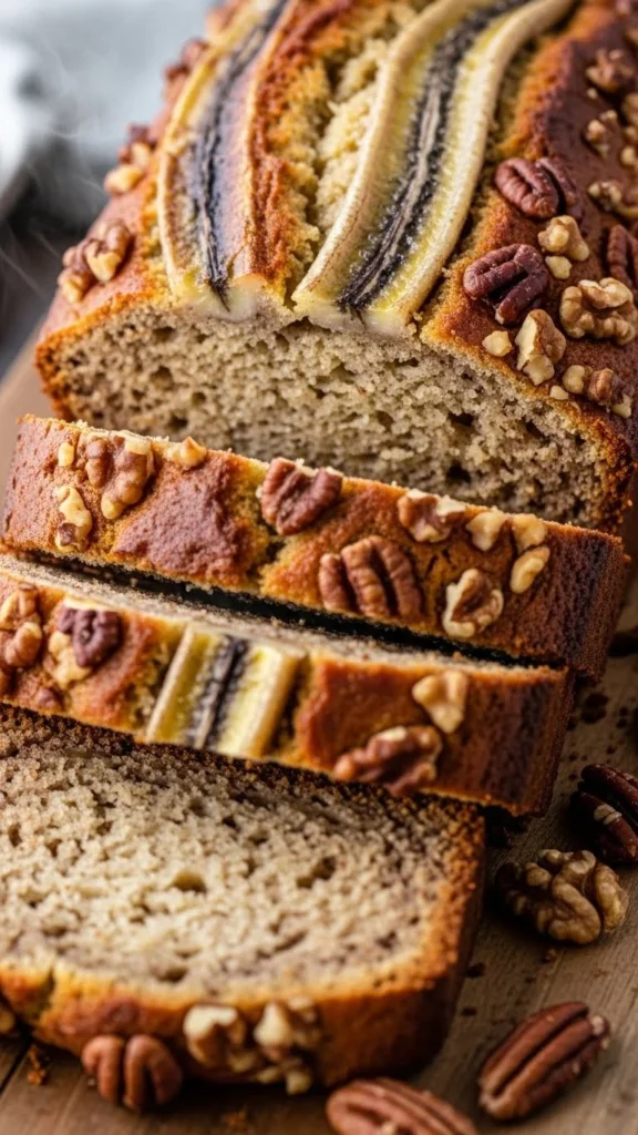 Nutty Banana Bread