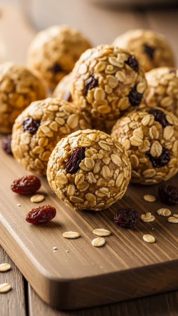 Oatmeal Raisin Energy Bites