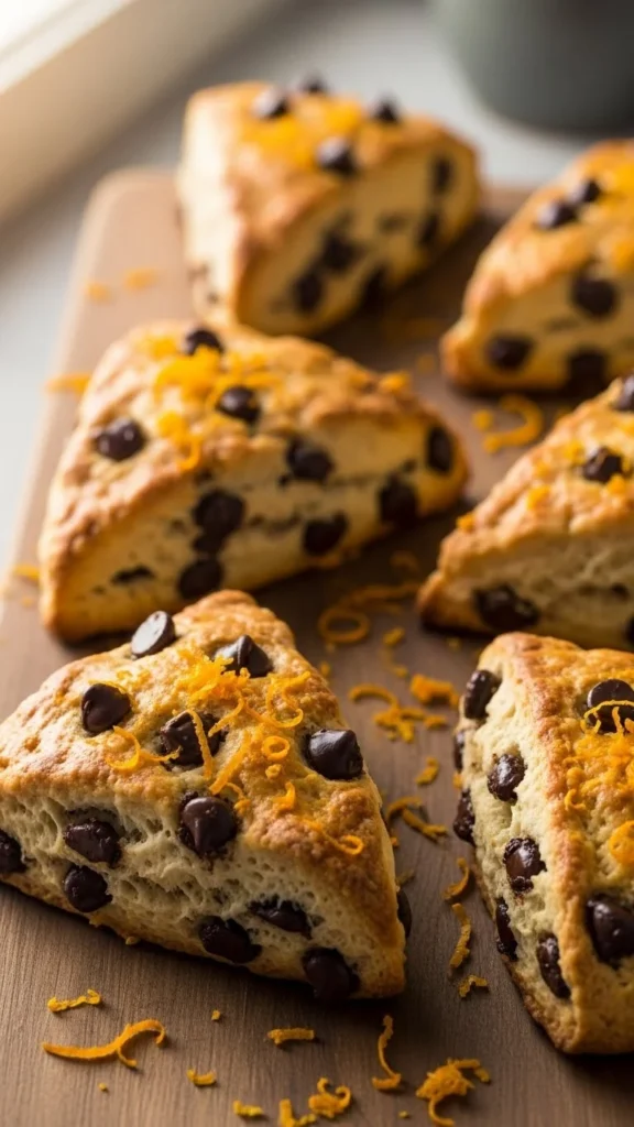 Orange Chocolate Chip Scones