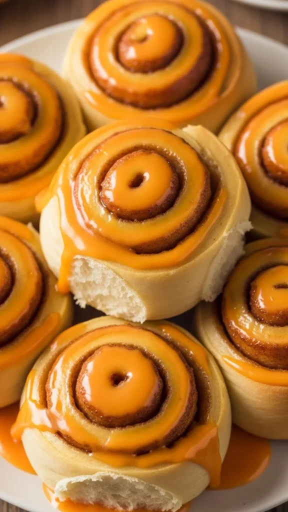 Orange Glazed Sweet Rolls