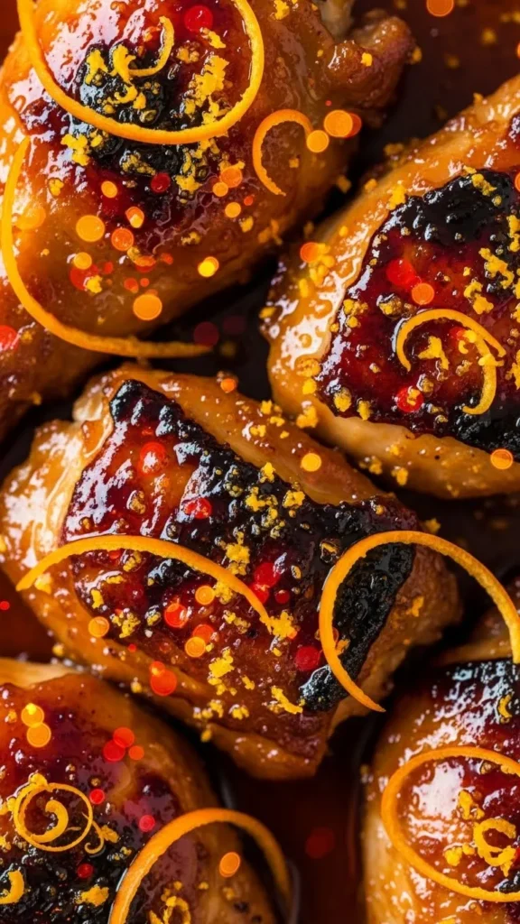  Orange-Honey Skillet Chicken