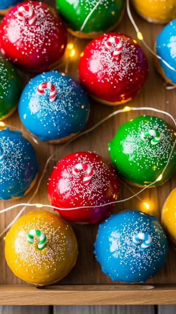 Ornament Ball Cupcakes