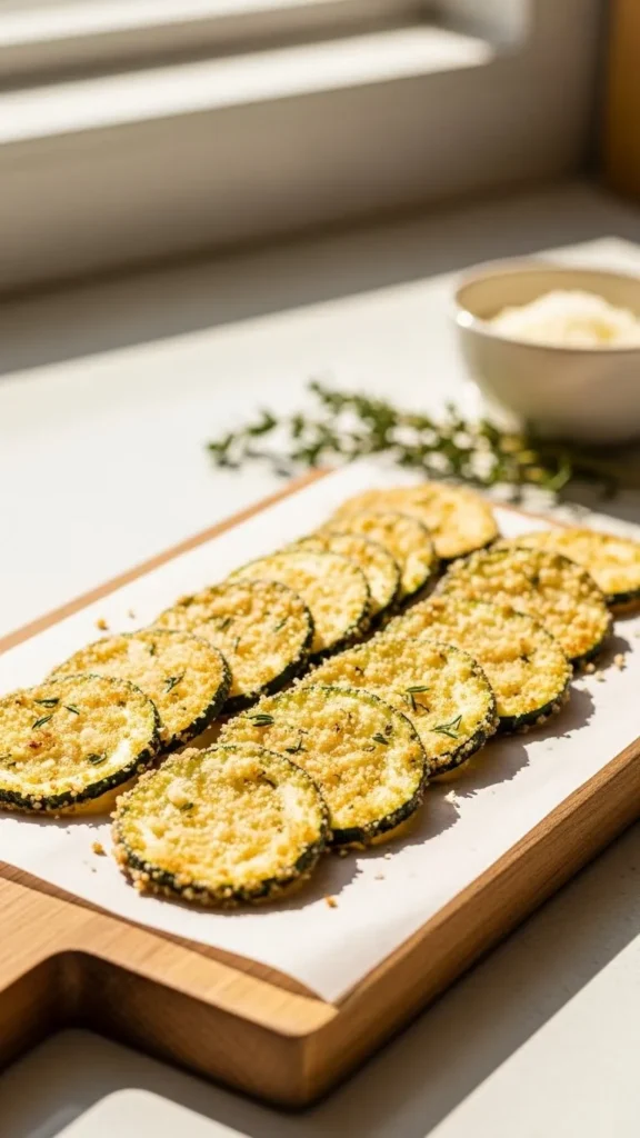  Parmesan Zucchini Chips