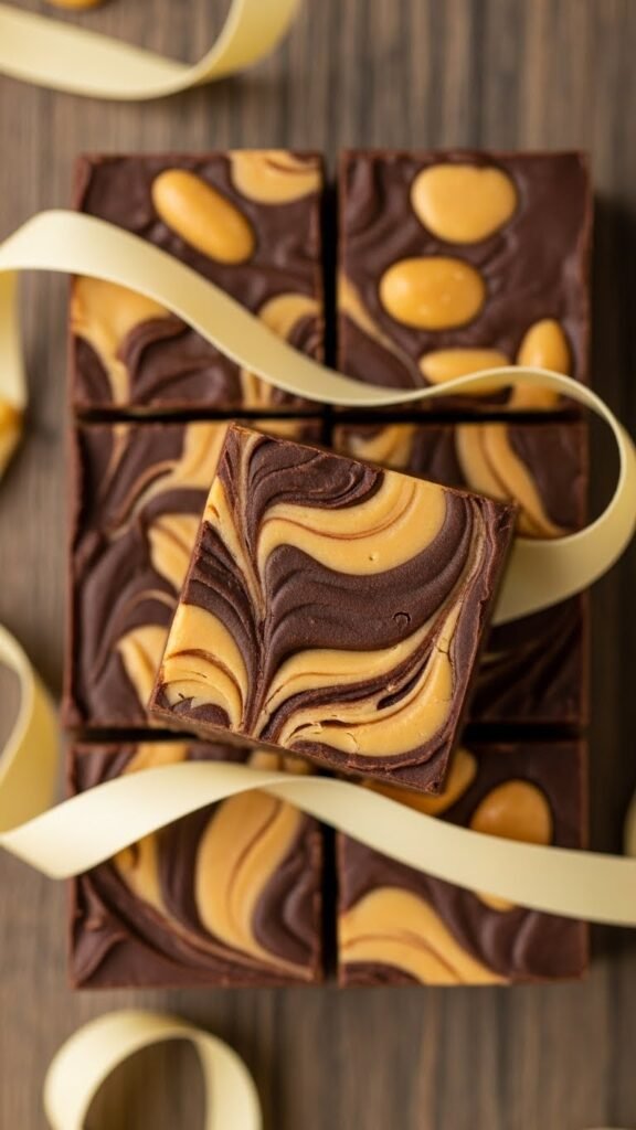  Peanut Butter Swirl Fudge