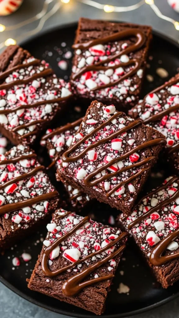 Peppermint Crunch Brownies