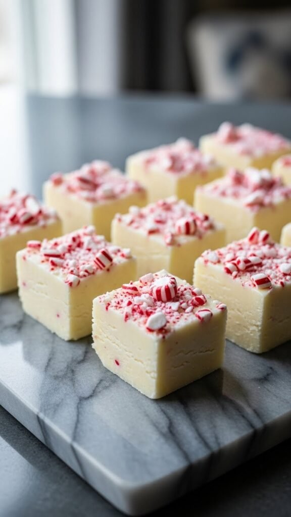 Peppermint Crunch Fudge
