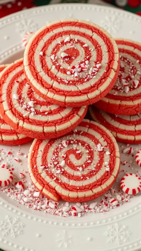 Peppermint Swirl Cookies
