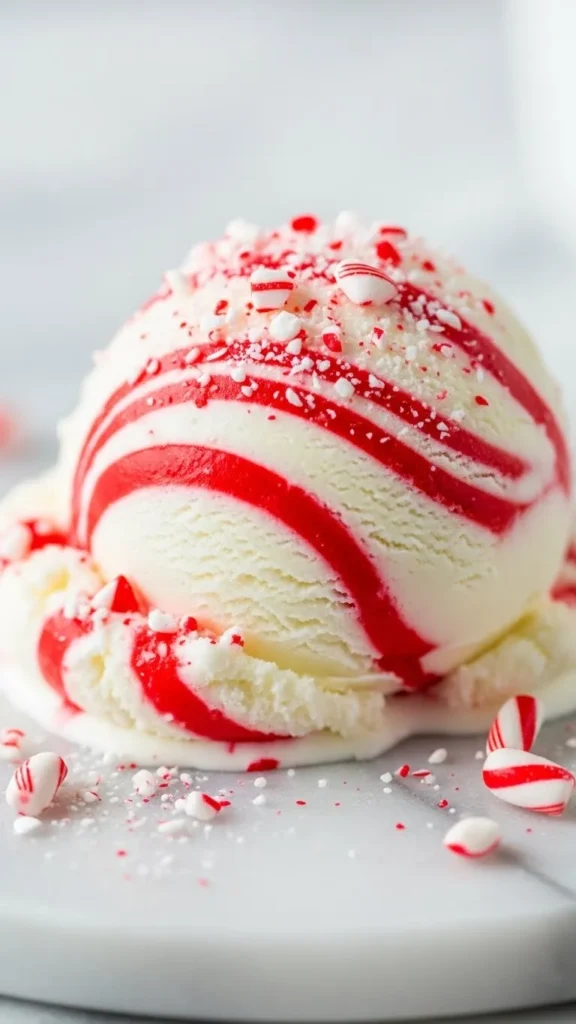 Peppermint Swirl Ice Cream