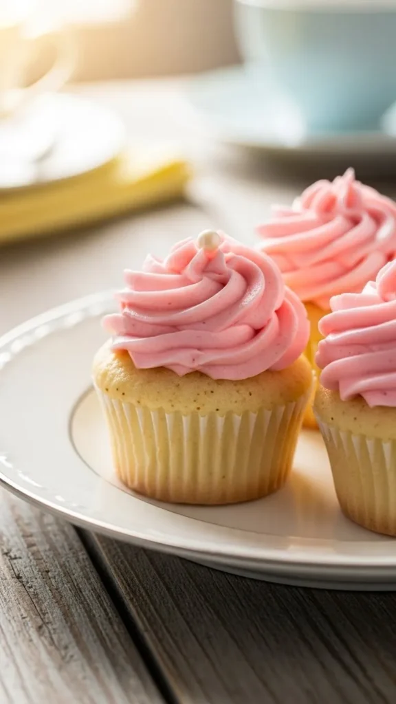 Pink Vanilla Cupcake Bites