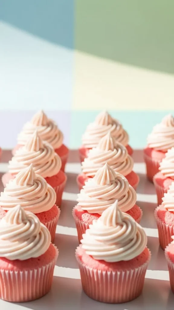 Pink Velvet Cupcakes