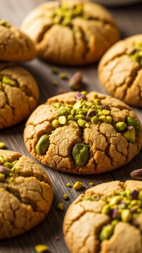 Pistachio Cardamom Cookies
