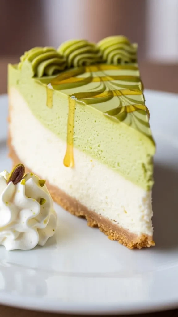  Pistachio Cheesecake