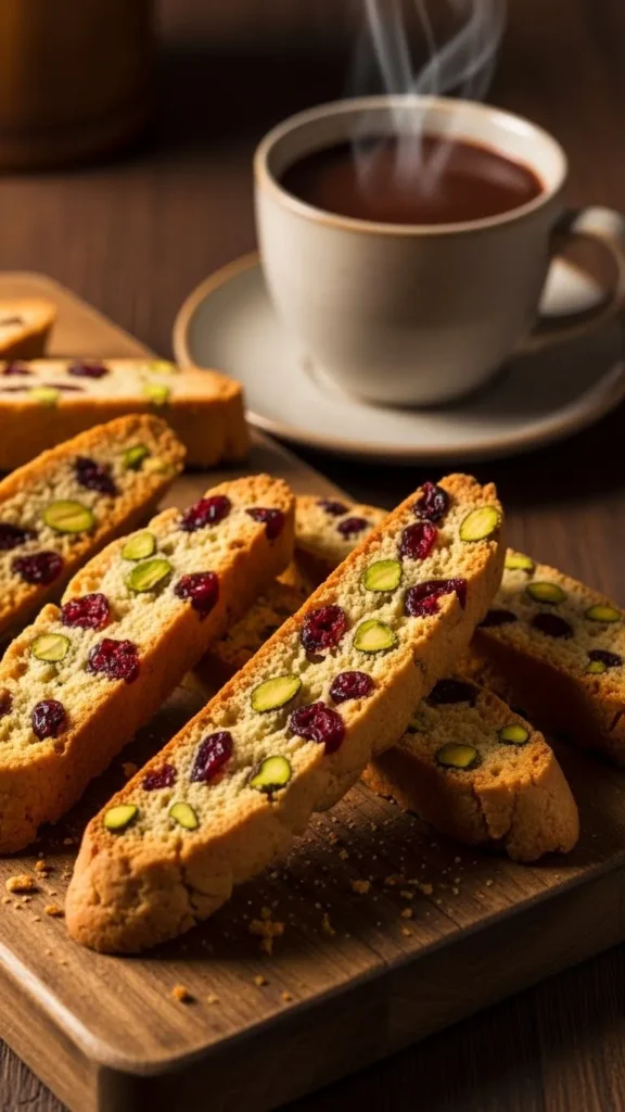 Cranberry Pistachio Biscotti