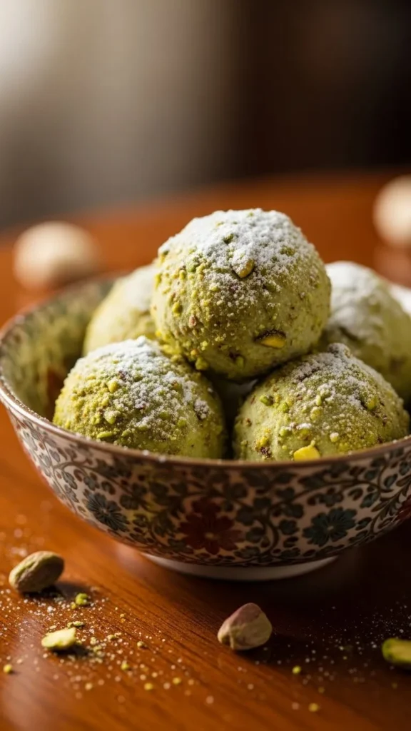 Pistachio Cream Truffles