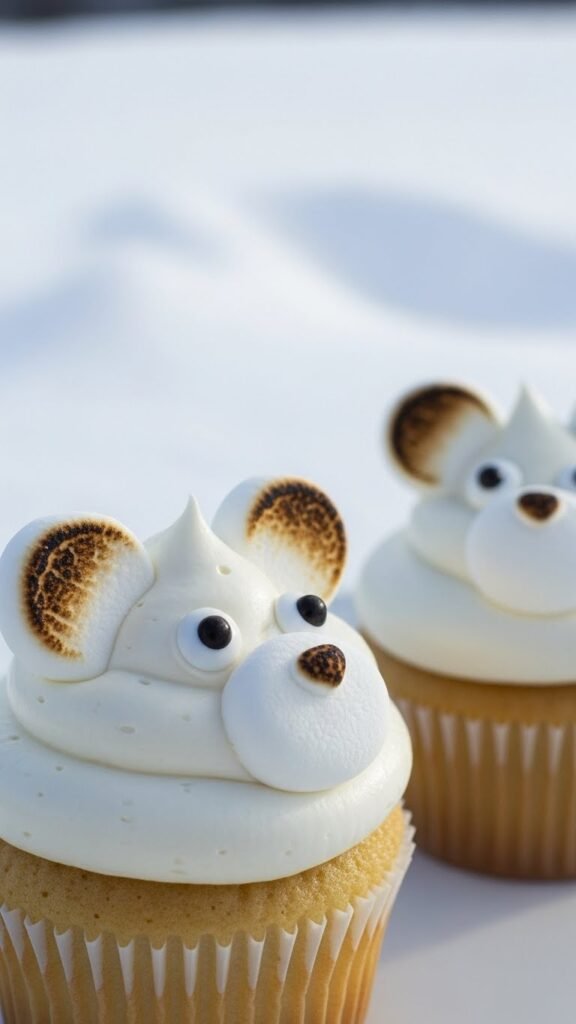 Polar Bear Cupcakes