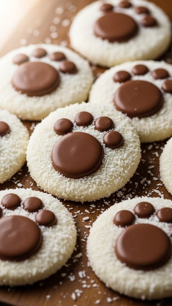 Polar Bear Paw Cookies