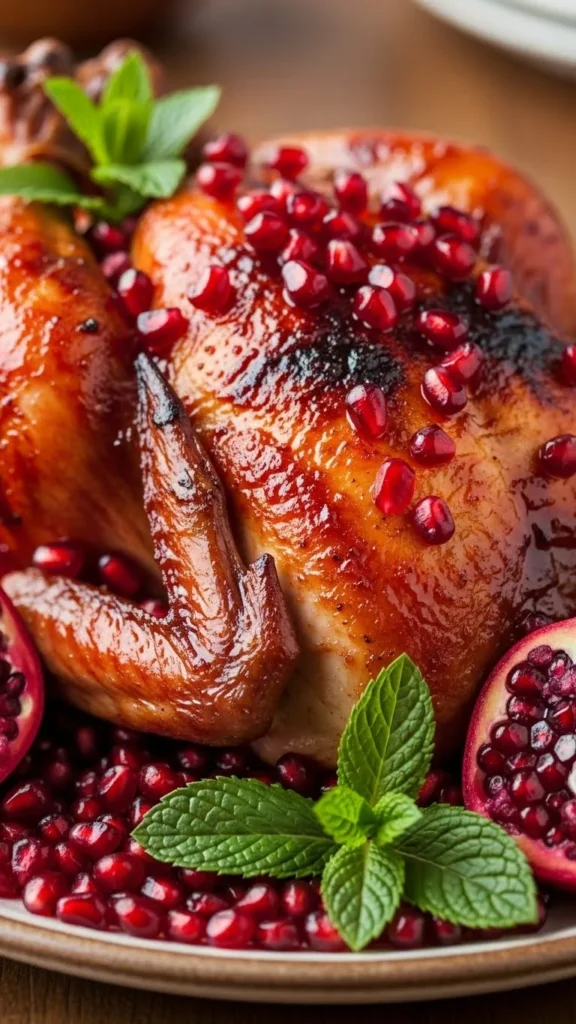 Pomegranate Glazed Chicken
