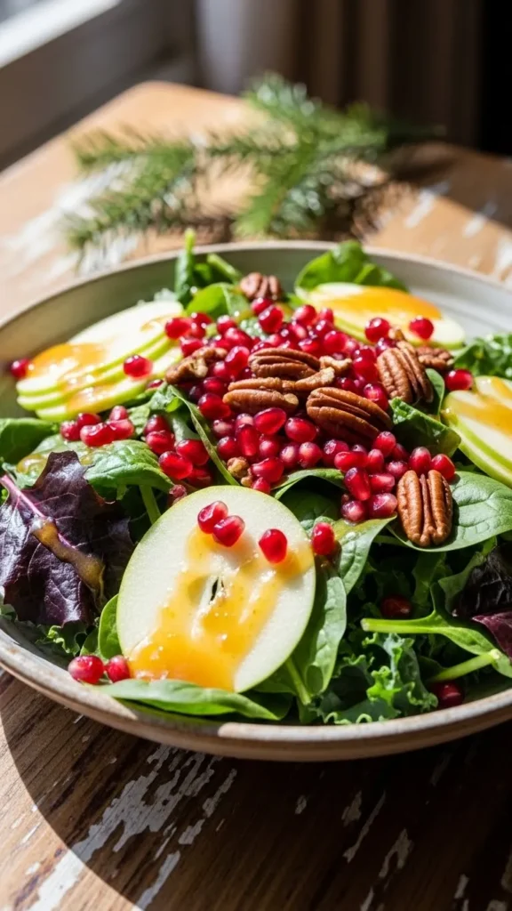 Pomegranate Winter Green Salad