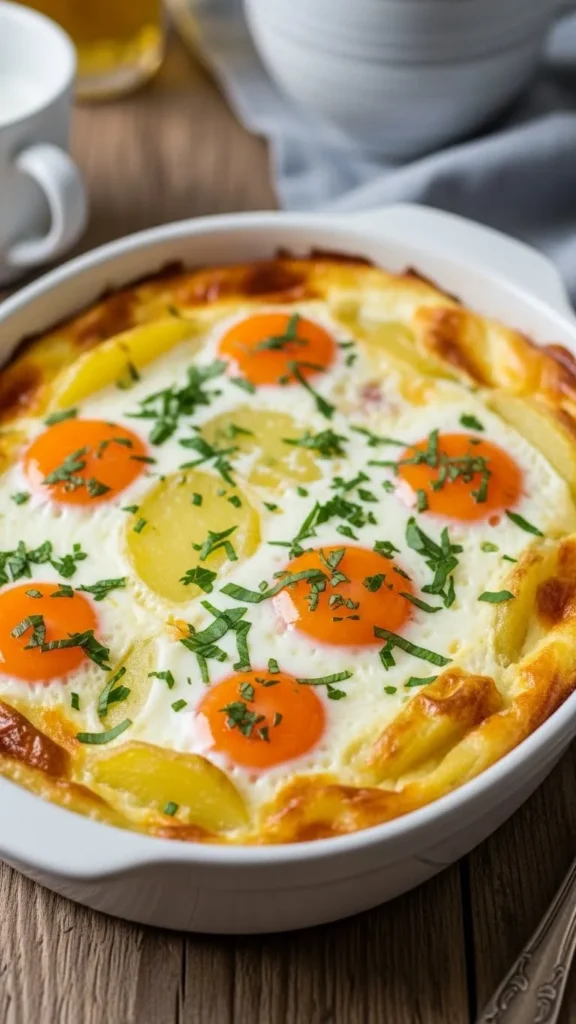 Potato, Egg & Herb Casserole