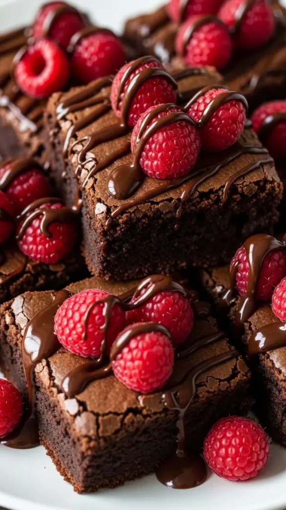Raspberry Chocolate Brownies