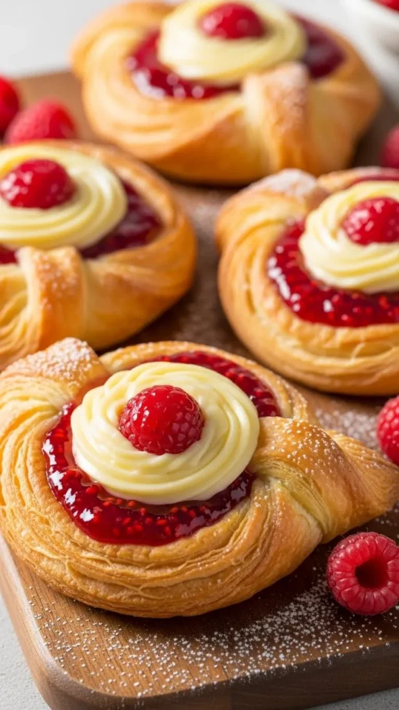 Raspberry Cream Cheese Pastries