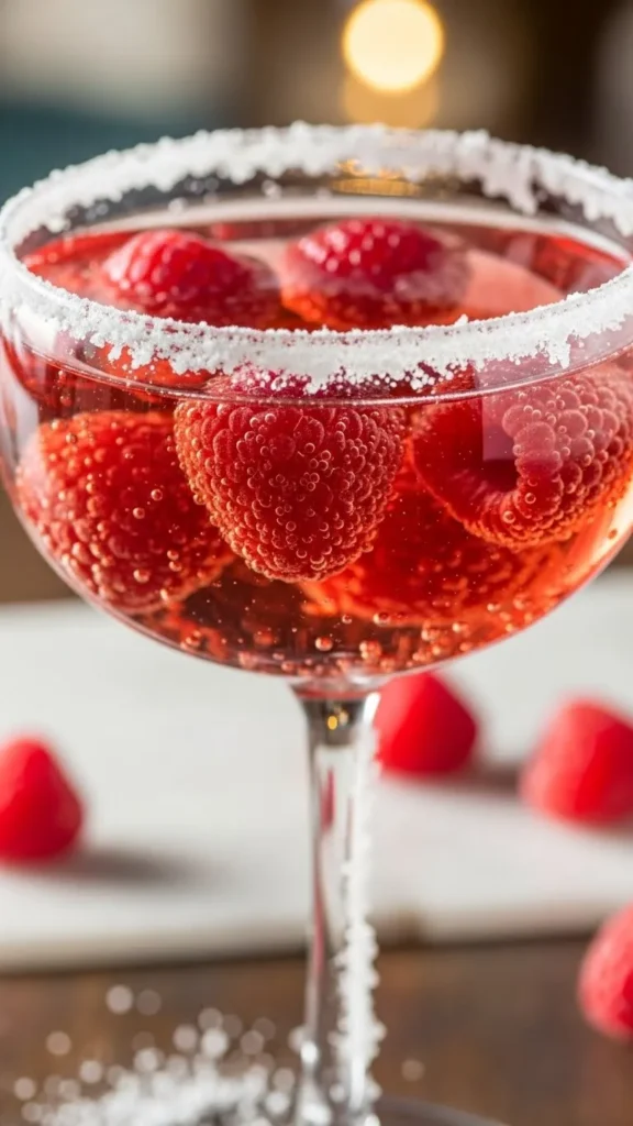 Raspberry Frost Fizz