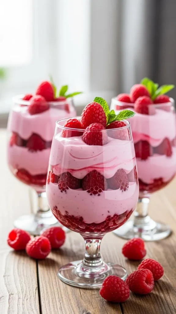 Raspberry Yogurt Parfait