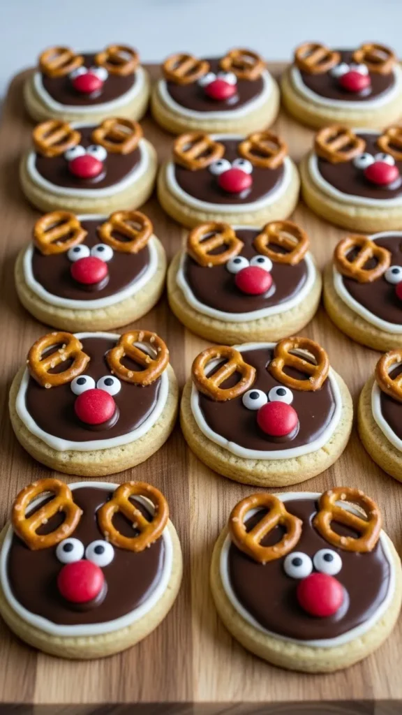 Reindeer Face Cookies