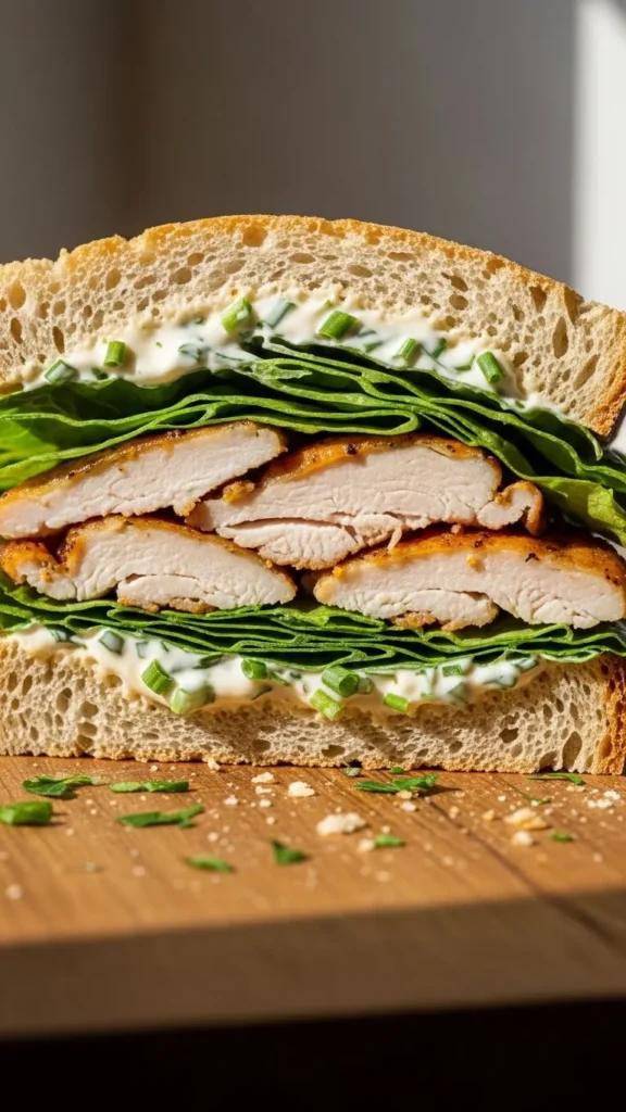 Roast Chicken & Herb Mayo Sandwich