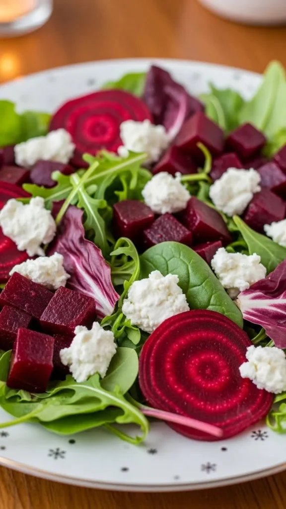 Roasted Beet & Goat Cheese Salad
