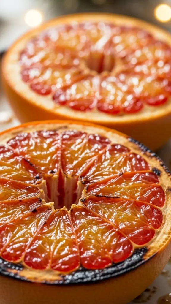 Roasted Grapefruit with Honey