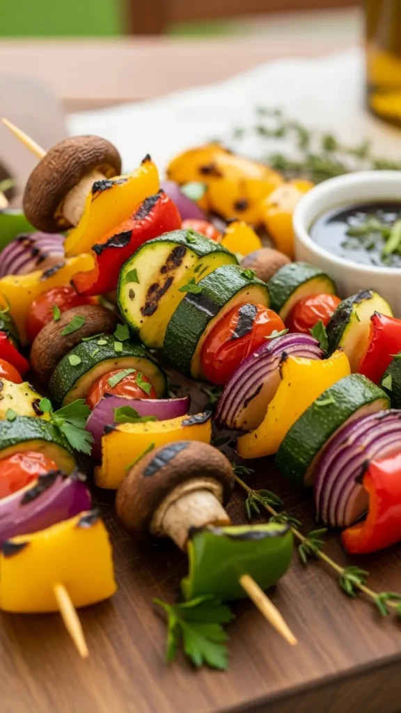 Roasted Veggie Skewers