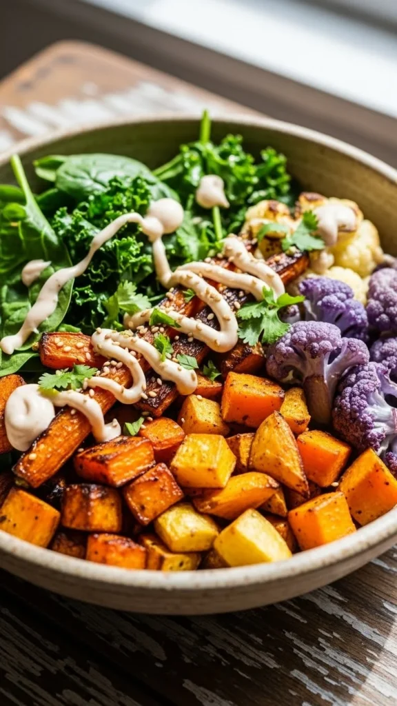 Roasted Winter Vegetable Bowl