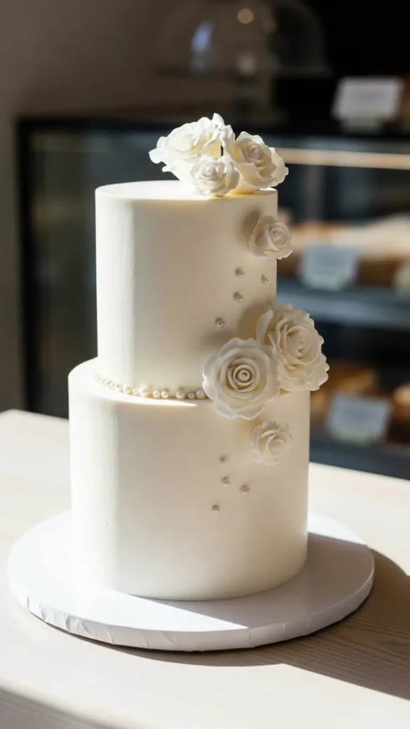 Romantic Bakery-Style Vanilla Cake