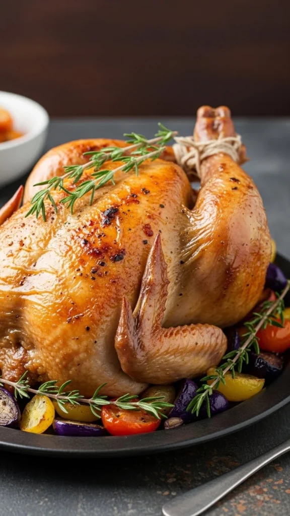 Rosemary Garlic Roast Chicken