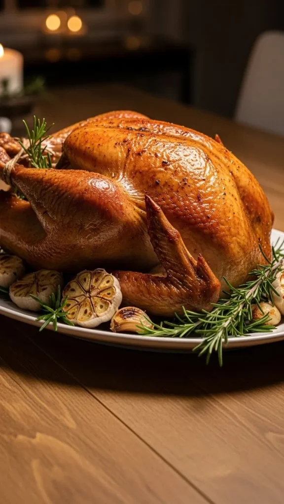 Rosemary-Garlic Slow-Roast Turkey