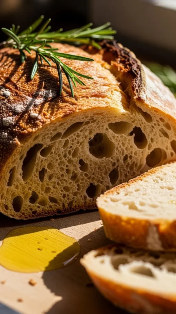 Rosemary Olive Oil Christmas Loaf