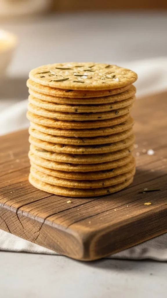 Rosemary Olive Oil Crackers
